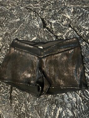 Sweet Love Black Sequin Shorts